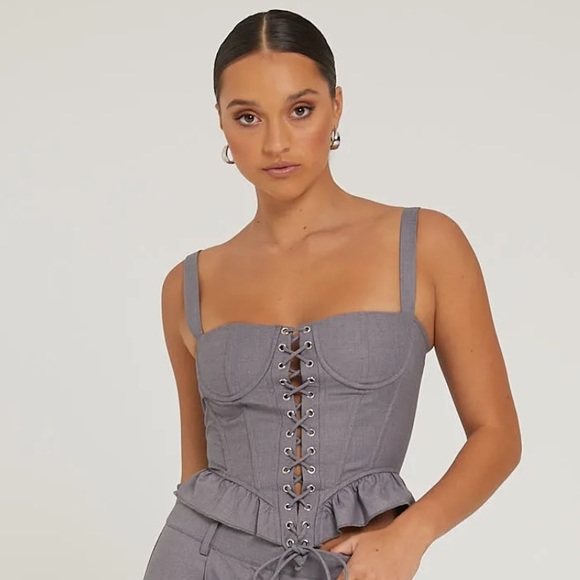 Lioness NWT Cuatro Corset in Slate - Size XL - Picture 14 of 14